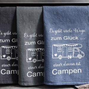 Geschirrhandtuch Campen Wohnmobil, Wohnwagen, Reisen