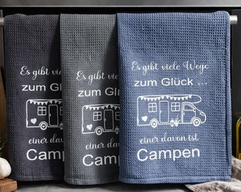 Geschirrhandtuch Campen Wohnmobil, Wohnwagen, Reisen
