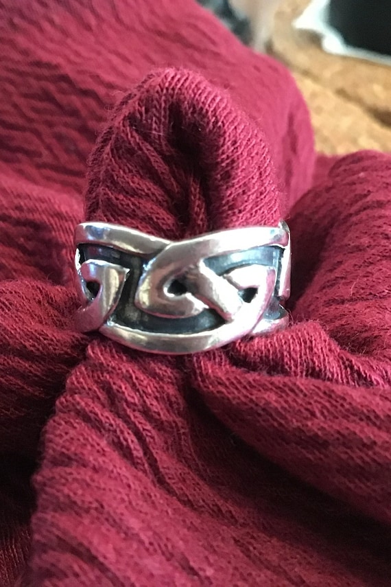 Sterling Celtic Knot Band Ring