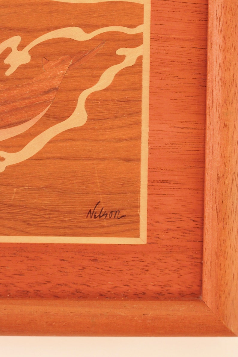 Hudson River Wooden Inlay Wall Art Etsy