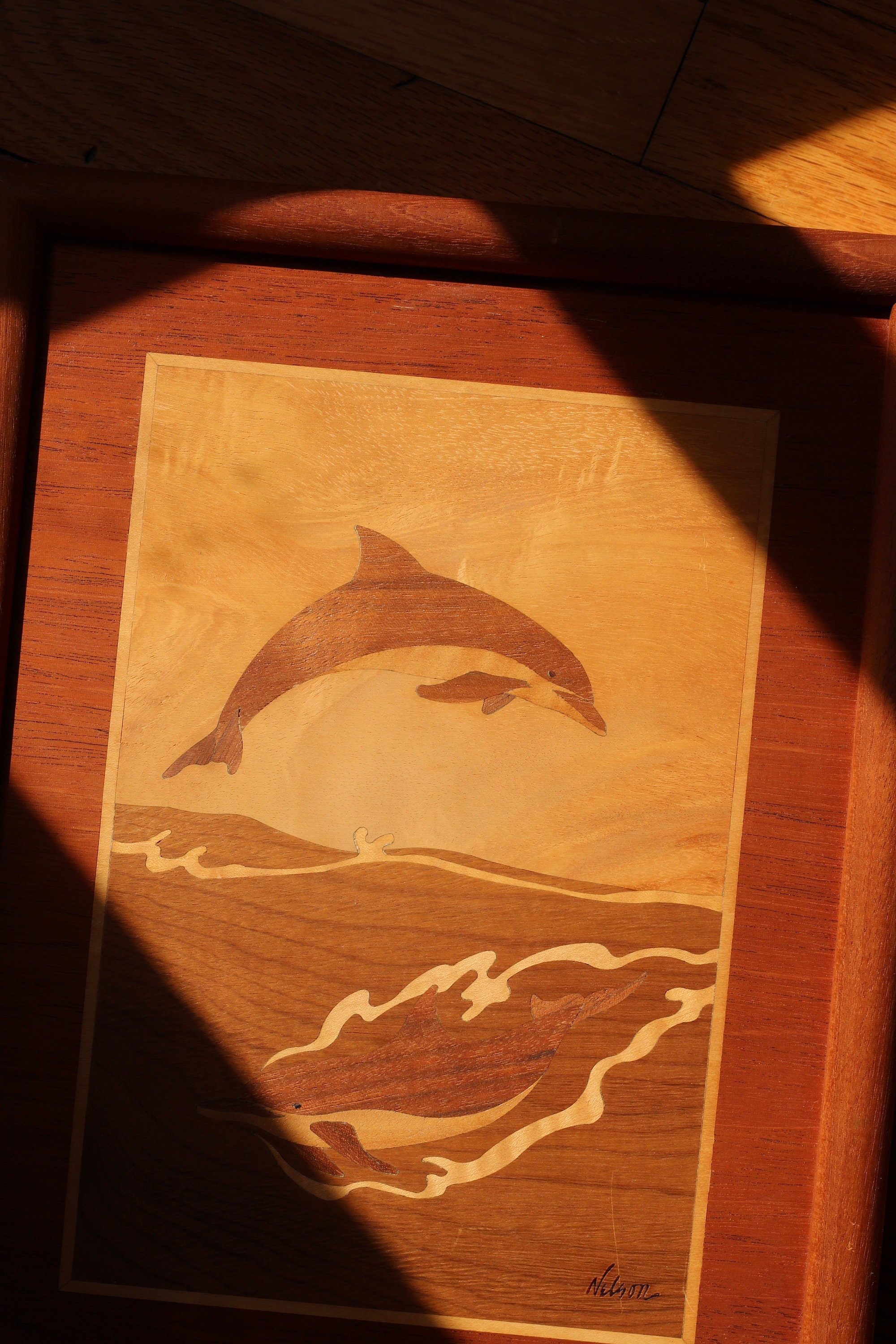 Hudson River Wooden Inlay Wall Art Etsy