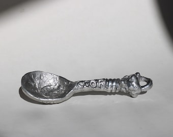 Handmade Small Silver Spoon