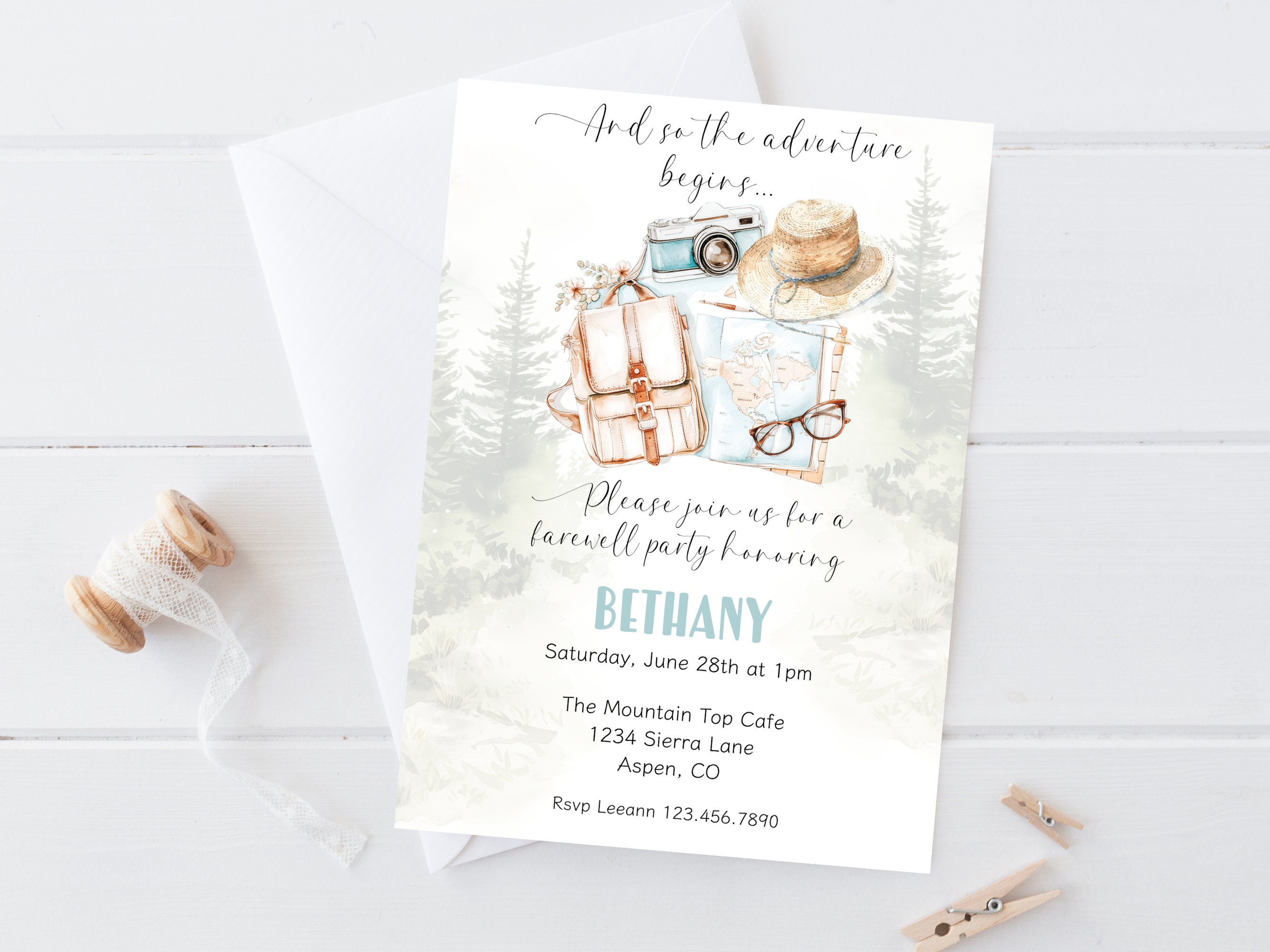 Farewell Party Invitation, Going Away Party Printable Invitation ...