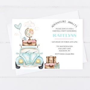 Farewell Party Invitation/ Going Away Party Printable Invitation/ Digital Farewell Party Invite Template/ Editable Moving Away Invitation
