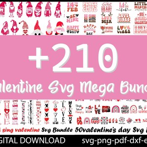 Valentine Bundle Svg. Retro valentine's svg, Kids valentine, T shirt svg, Gnome svg, Cupid svg, Heart svg, Love day svg, Cricut svg png