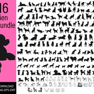 Dog SVG Bundle, Dog PNG Bundle, Dog Clipart, Dog SVG Cricut Files, Cute Dog Svg, Paw Prints svg, Pet Svg, Dog House svg