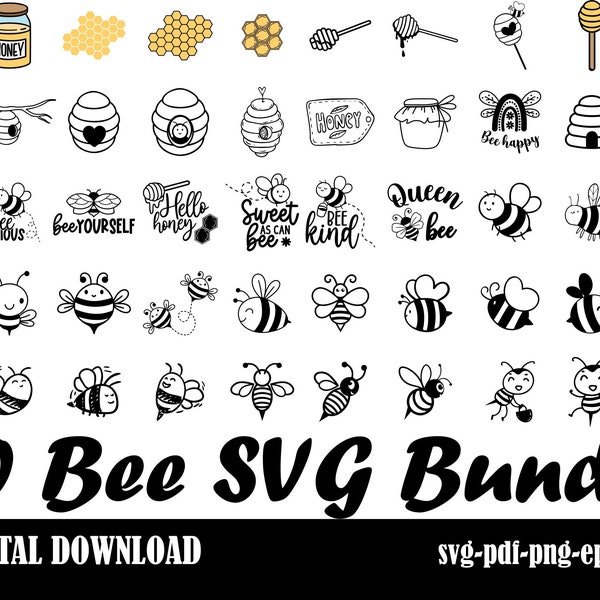 Biene SVG Bundle, Bumble Bee Svg, Honigbiene Svg, Biene PNG, Biene Art Svg, Queen Bee Svg, geschichtet, Biene Cricut-Dateien, Biene geschnitten Dateien, Honigbiene