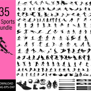 Winter Sports Bundle Svg, Winter Svg Bundle, skiing Svg, ski helmet Svg, ski goggles Svg, ski boots Svg, ski files for Cricut, ski cut files