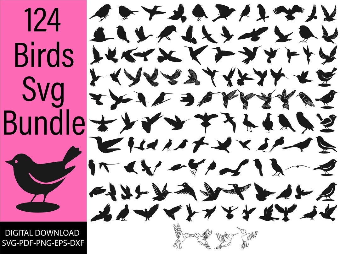 Bird SVG, Bird Svg, Flying Bird Svg, Animal Svg, Bird Clip Art, Sparrow