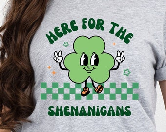 Funny Saint Patrick&#39;s Day Shirt, Shenanigans t-shirt, St. Paddy&#39;s day tee, Woman&#39;s St Patty&#39;s Day shirt, Teacher Shirt, Woman&#39;s Irish Tee