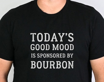 Grappig bourbon-T-shirt, cadeau bourbonliefhebber