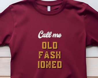 Grappig bourbon-T-shirt, ouderwets cocktailliefhebber-T-shirt