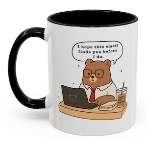 Funny Work Coffee Mug: Sarcastic Office Humor Gift