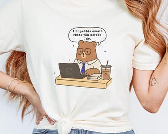 Funny Sarcastic Saying T-Shirt: Comfort Colors Work From Home Wear
