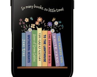 Bücherliebende Handyhülle: Literaturstapel, Lesergeschenk (langlebiger Schutz)