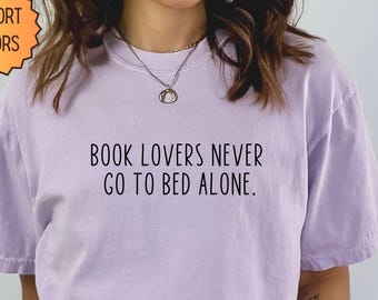 Comfort Colors Book Lover Shirt, Reader Gift