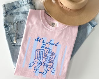 Mahjong Shirt, Comfort Colors It's About Bam Time Tee, Mah jongg Club Tshirt, Mahjong Gift Ideas