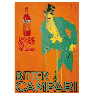 Ubevæbnet kondensator dome Campari Posters - Etsy