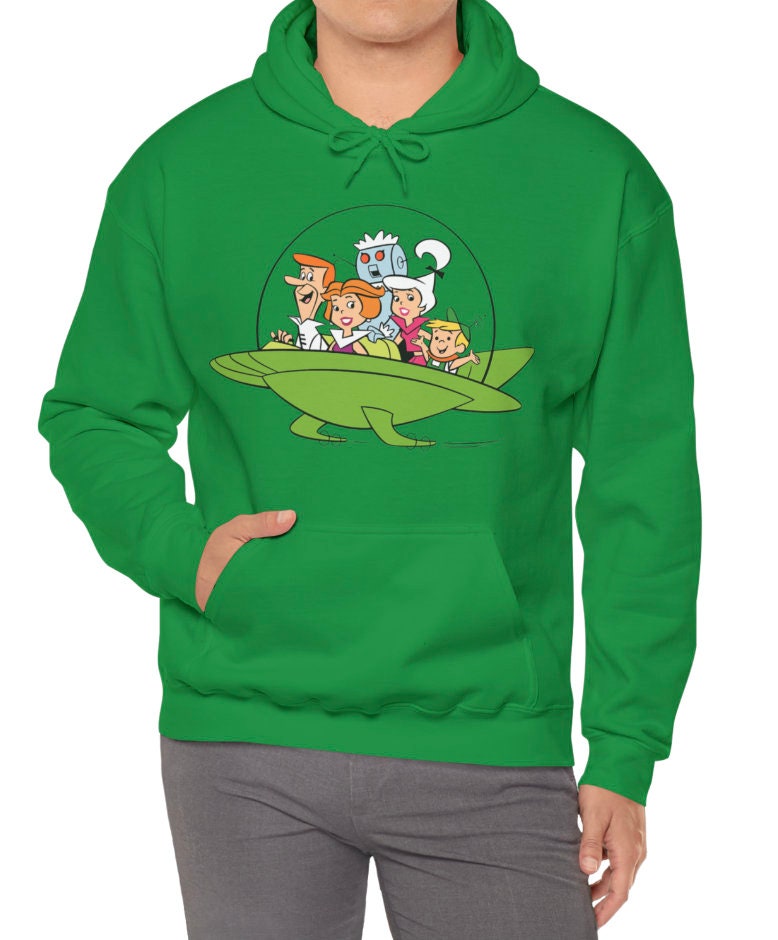 The Jetsons Cartoon Retro Futuristic Cartoon Hoodie Sweatshirt With the ...
