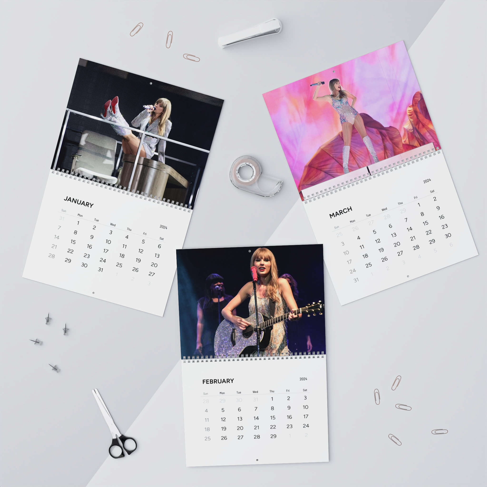 calendario-de-pared-taylor-swift-2024-calendario-de-pared-etsy-m-xico