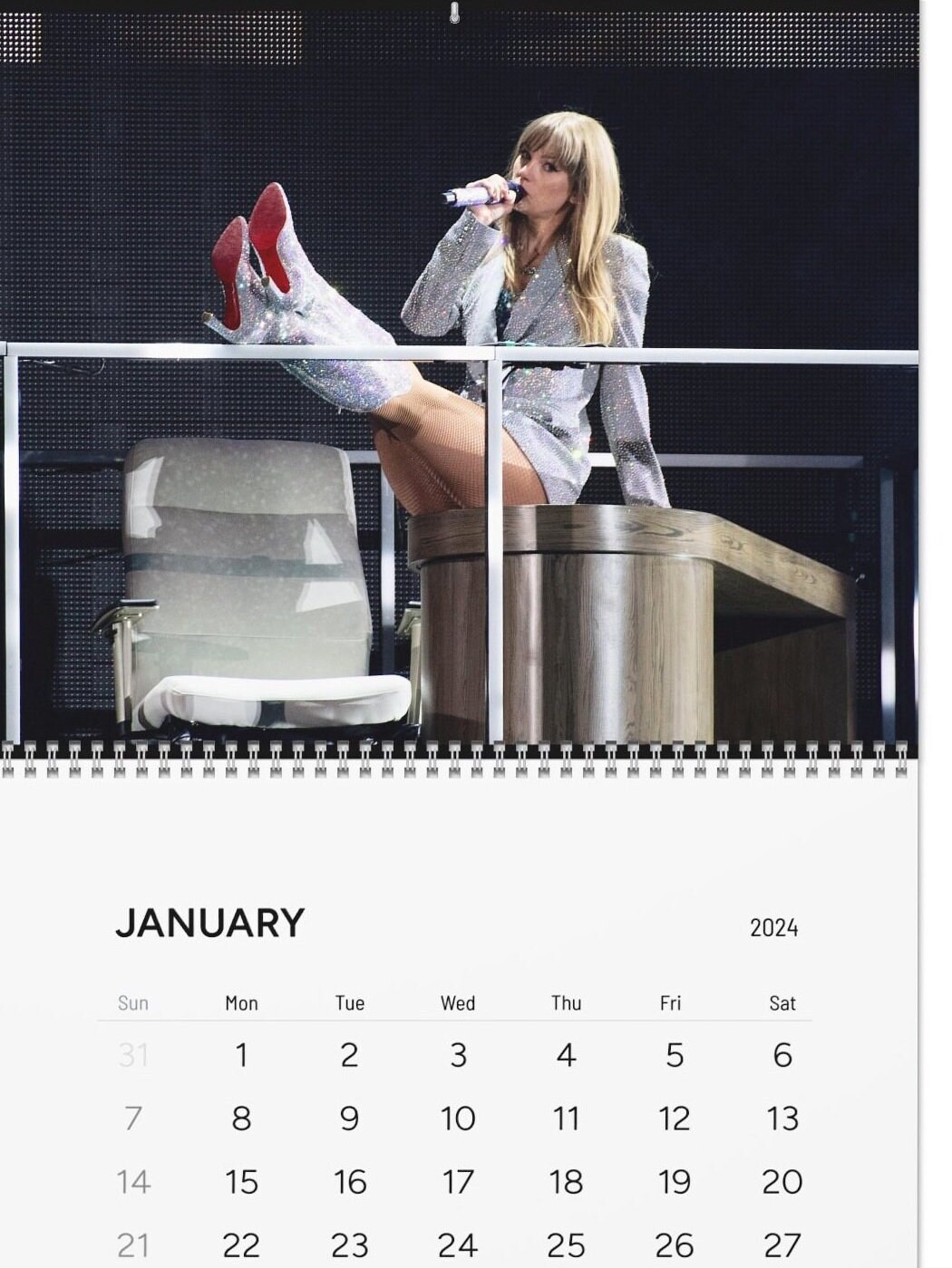 Calendario de pared TAYLOR Swift 2024 Calendario de pared Etsy México