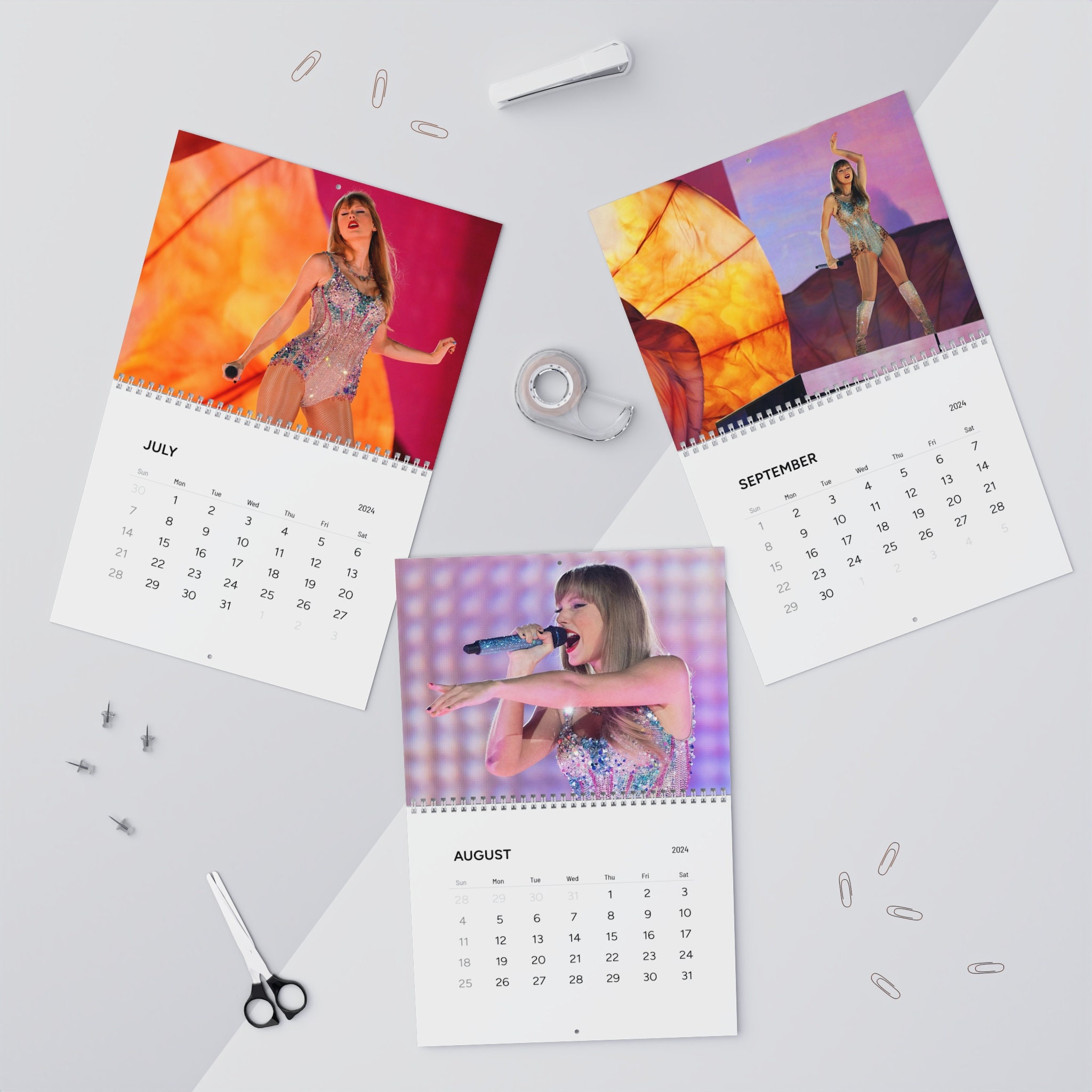 Taylor The Eras Tour 2024 Calendar sold by Shady Leontyne SKU 4612102