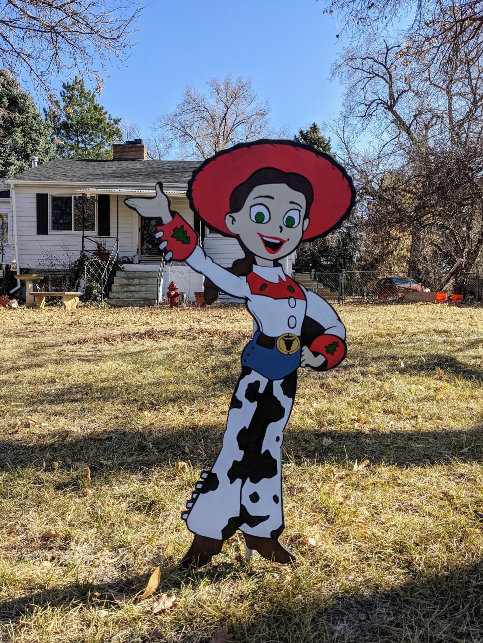 Toy Story Christmas Celebration Yard Art Set, Christmas Decor