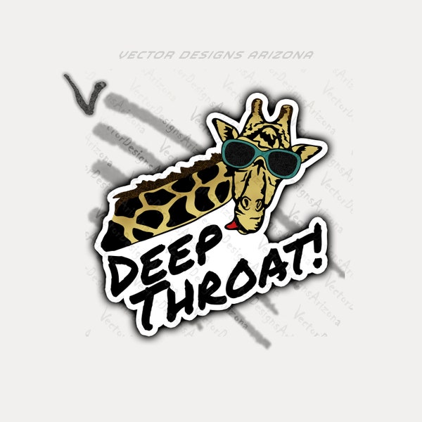 Deep Throat Giraffe Magnet