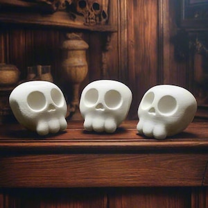 Cartoon Style Skulls - Fun Quirky Skull Decor for Home, Office and Game Room