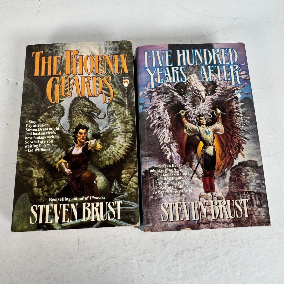 Phoenix Guards & Five Hundred Years After Steven Brust Fantasy Lot