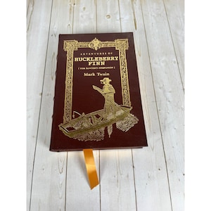 Las aventuras de Huckleberry Finn, Mark Twain, 1994, Edición de coleccionista, Easton Press
