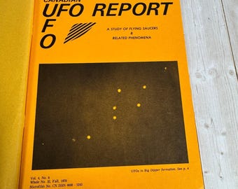 Rapporto canadese sugli UFO Vol. 4 N. 8 Autunno 1978 John Magor Dischi volanti Sasquatch