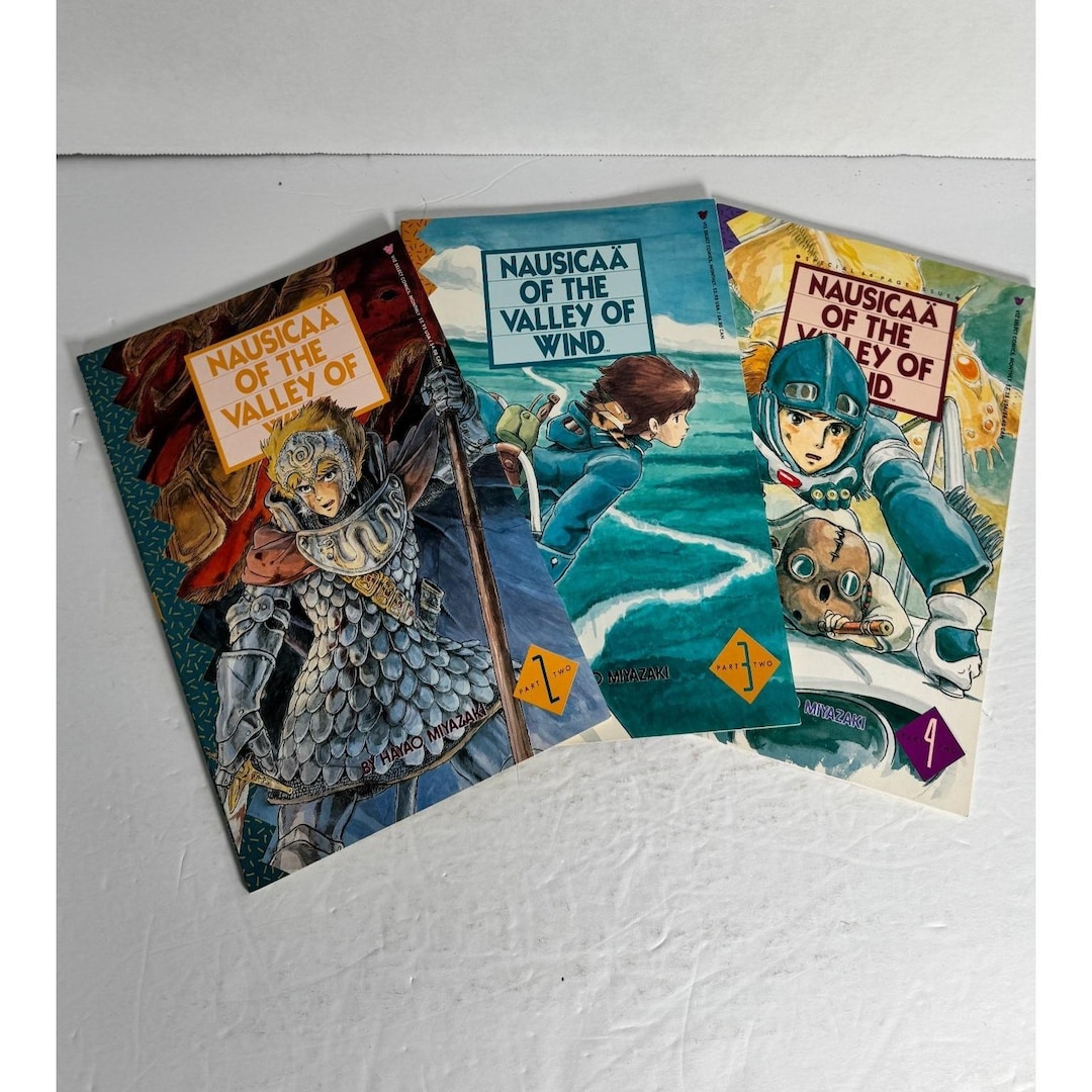 Nausicaa Valley of the Wind Part 2 Vol 2-4 Hayao Miyazaki VIZ Select ...
