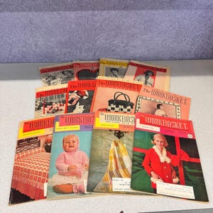 The Workbasket Magazine 1964 Complete Year Lot of 12 Vol 29–30 Vintage