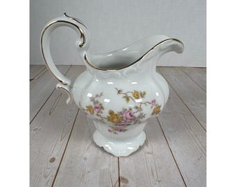 Johann Haviland Michele Creamer Bavaria Germany Floral Gold Trim