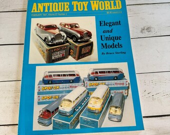 Antique Toy World Magazine Feb 1997 Vol 27 No 2 Spot-On Diecast Models Toys Ads