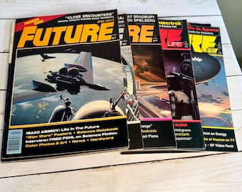 Revista Future Life Lote de 16 números de ciencia ficción 1978-1980 Arte Asimov Star Wars Trek