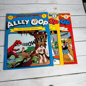 Alley OOP Dragon Lady Press The Legend Begins Lot of 3 No #1, 2 & 3 Comic Strip