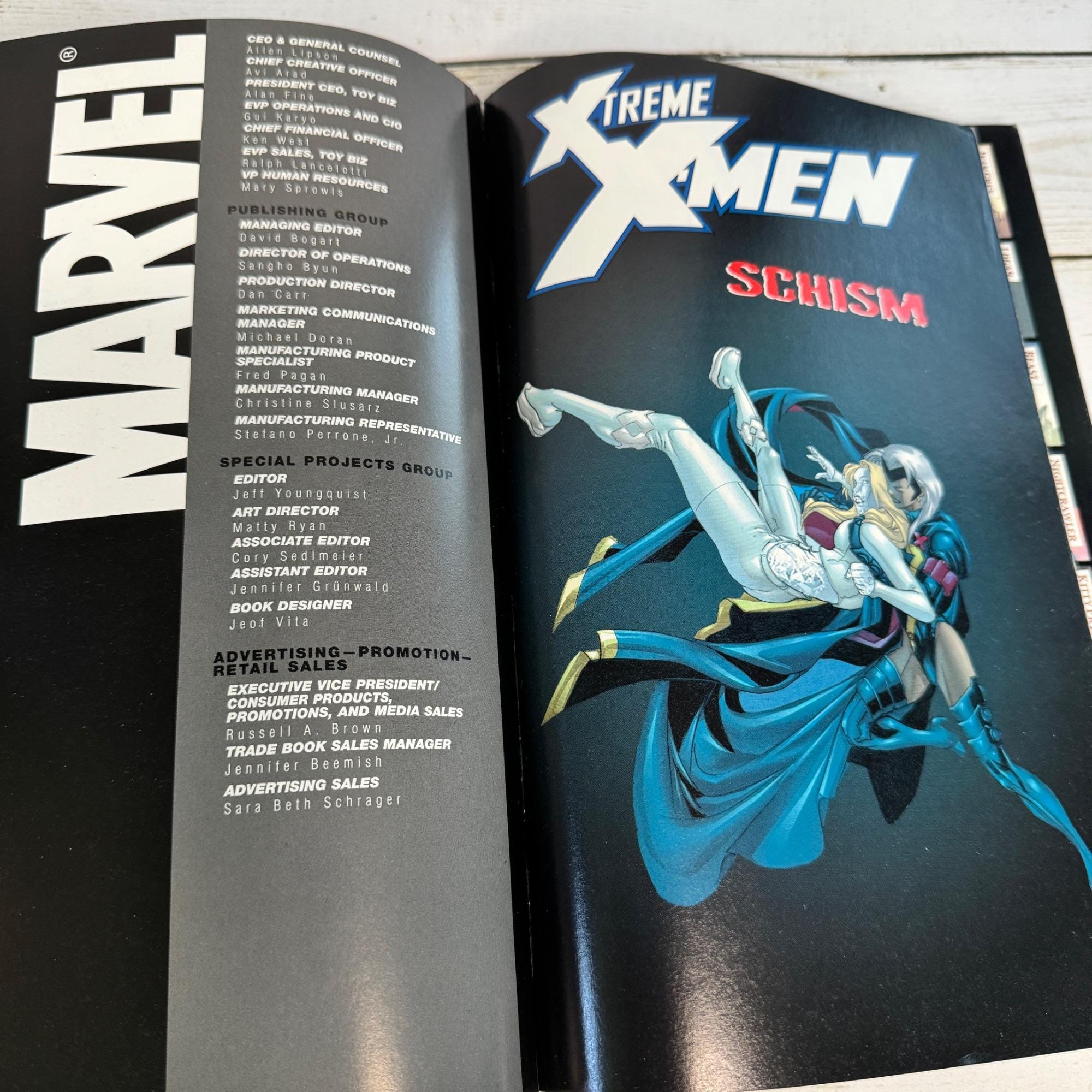 X-treme X-men Vol. 3 Schism Marvel Graphic Novel TPB 2003