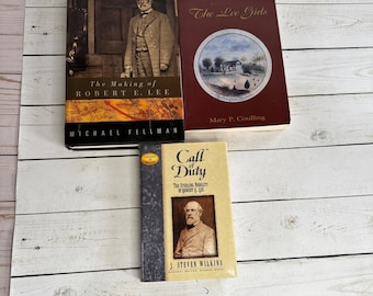 Robert E. Lee Geschichtsbuch Lot Die Lee Girls Herstellung von Robert E. Lee Bürgerkrieg
