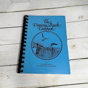 Virginia Beach Cookbook Dolphin Circle of the King&#39;s Daughters 1978 Spiral Bound
