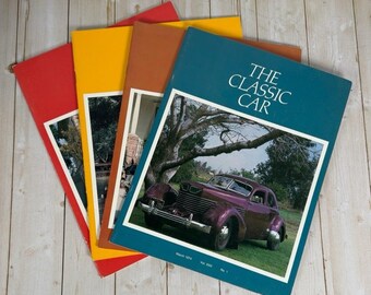 The Classic Car Magazine 1974 Full Year Vol XXII 1-4 Classic Car Club America