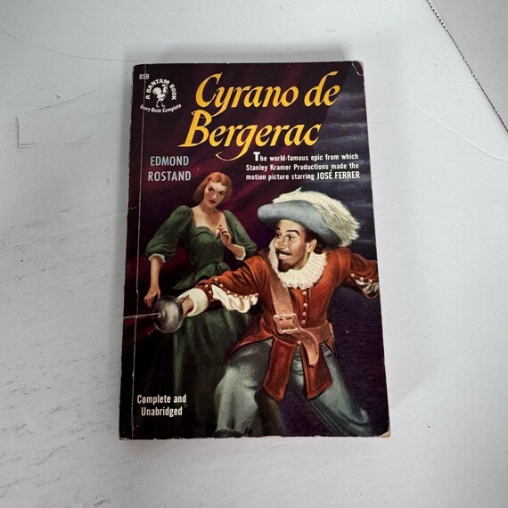 Cyrano De Bergerac Edmond Rostand 1950 Bantam 1st Printing