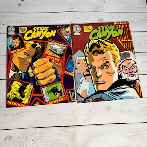 Milton Caniff Steve Canyon Magazine Comics KSC No 1 & 2 Vintage Lot of 2