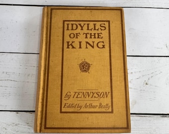 Idylls Of The King door Tennyson 1904 herziene editie bewerkt door Arthur Beatty