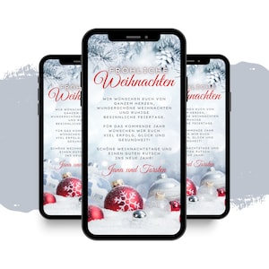 eCARD Weihnachtsglückwünsche | Silvester Glückwünsche | Whatsapp Weihnachtsgruß Karte | Weihnachtgrüße | Neujahrswünsche | Frohe Weihnachten