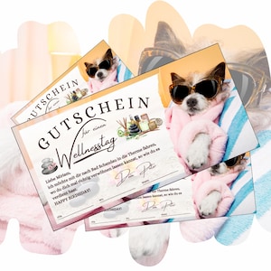 Bon pour un week-end spa bien-être | Bon cadeau pour une journée bien-être | Bon d'expérience pour un hôtel bien-être | Idée cadeau carte anniversaire