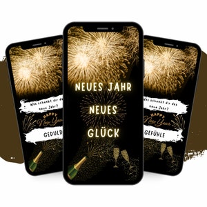 Tarjeta electrónica de buena suerte para el Año Nuevo | Tarjeta WhatsApp Digital | Tarjeta de felicitación animada | ¿Qué te regala el año nuevo? Tarjeta de Nochevieja