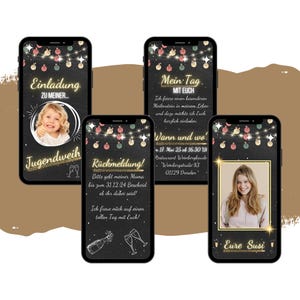 eCARD uitnodiging bevestiging jeugdinwijding | Digitale WhatsApp Communie Mobiele Telefoonkaart | Geanimeerde jeugdinwijding uitnodiging jeugdviering jeugdfestival