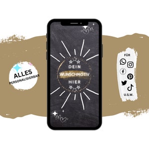 eCARD Wunschmotiv | Digitale Spezialanfertigung | Personalisierte Whatsapp Instagram Facebook Einladungen | Animierte Wunsch Einladungskarte